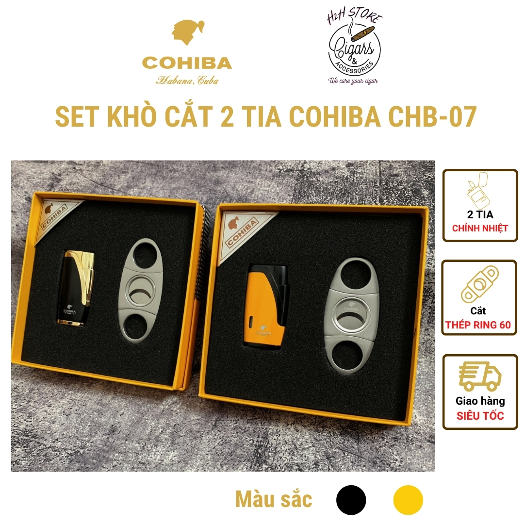 Set khò cắt 2 món Lubinski, khò 2 tia, cắt Inox COHIBA