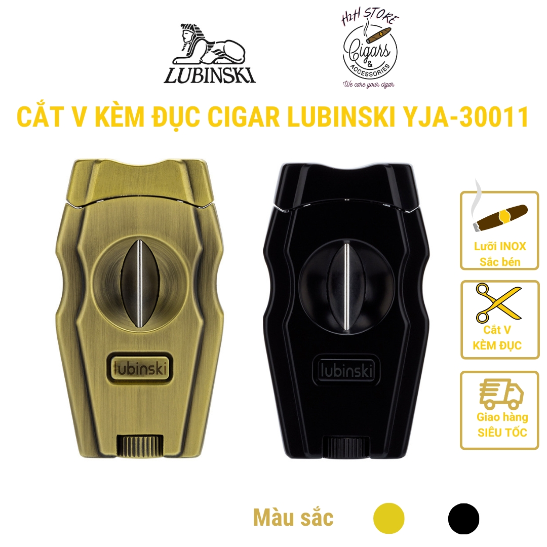 Cắt V kèm đục Lubinski YJA-30011 H2H Cigar