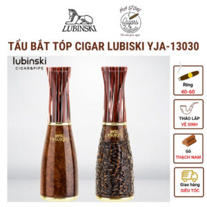 Bắt top cigar, tẩu xì gà gỗ thạch nam cao cấp Lubinski ring 40-60 YJA-13030