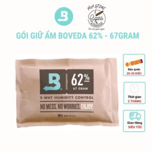 Boveda gói giữ ẩm 2 chiều 62% - Gói to 67 gram (20-50 điếu) (Sao chép)