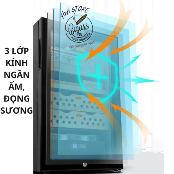 Tủ điện bảo quản xì gà Lubinski - RA559 - Tủ điện cigar Lubinski