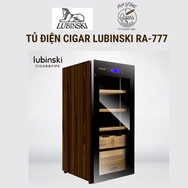 Tủ điện bảo quản xì gà Lubinski RA- 777, Tủ điện cigar Lubinski RA-777