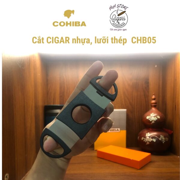 Cắt xì gà, cắt cigar nhựa lưỡi thép - H2H Phụ Kiện Cigar