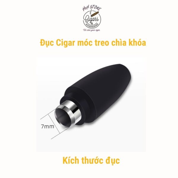 Đục Cigar - Đục xì gà treo chìa khóa tiện lợi - H2H Cigar