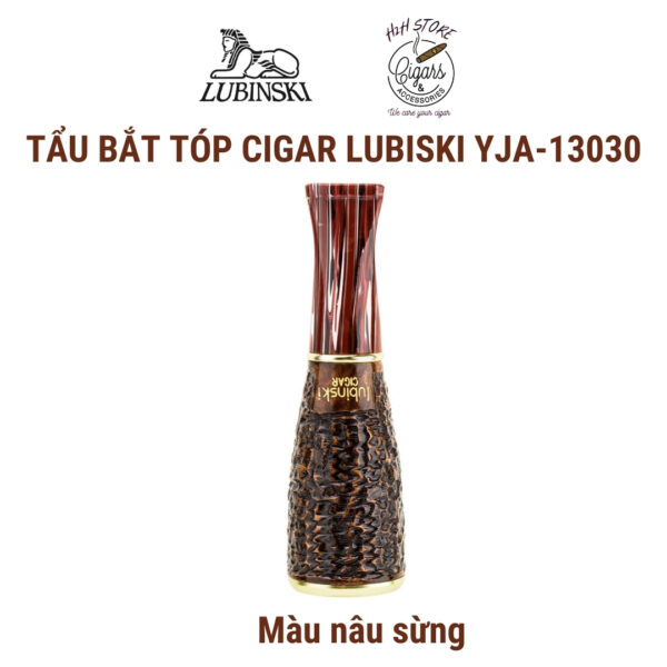 Bắt top cigar, tẩu xì gà gỗ thạch nam cao cấp Lubinski ring 40-60 YJA-13030