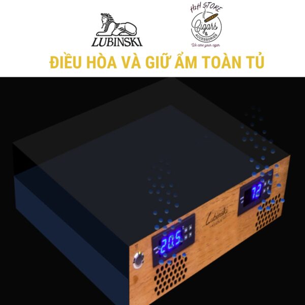 Tủ điện bảo quản xì gà Lubinski RA-333, Tủ điện cigar Lubinski RA - 333