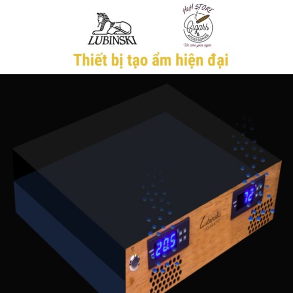 Tủ điện bảo quản xì gà Lubinski - RA222 - Tủ điện cigar Lubinski