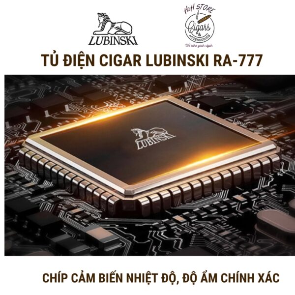 Tủ điện bảo quản xì gà Lubinski RA- 777, Tủ điện cigar Lubinski RA-777