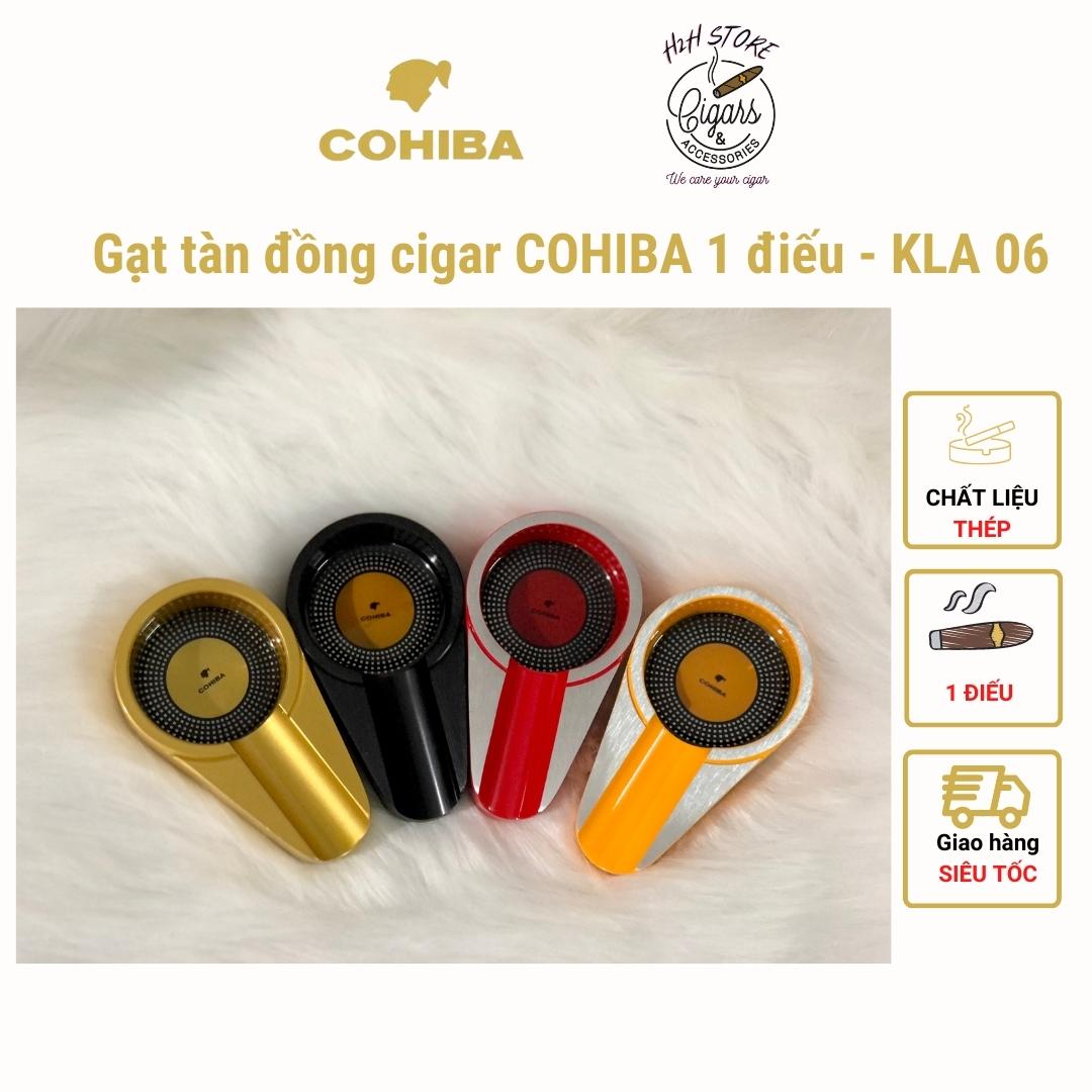 Gạt tàn cigar, gạt tàn xì gà chất liệu thép 1 điếu - H2H Store