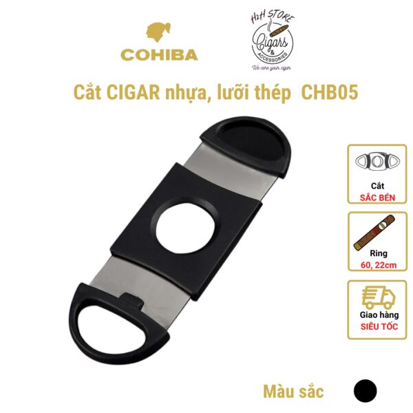 Cắt xì gà, cắt cigar nhựa lưỡi thép - H2H Phụ Kiện Cigar