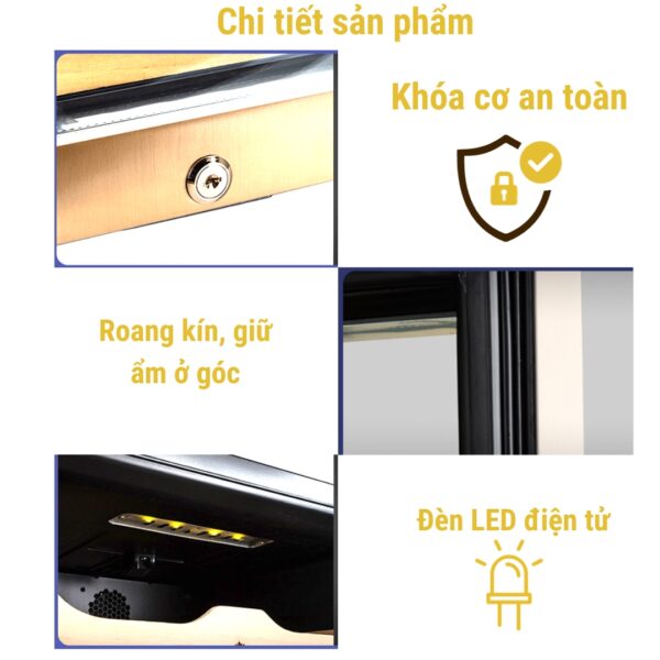 Tủ điện bảo quản xì gà Lubinski - RA999 - Tủ điện cigar Lubinski