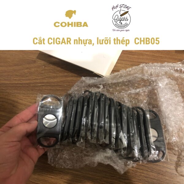Cắt xì gà, cắt cigar nhựa lưỡi thép - H2H Phụ Kiện Cigar