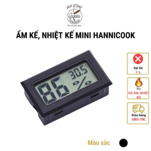Ảm kế mini, ẩm kế đo độ ẩm cigar.