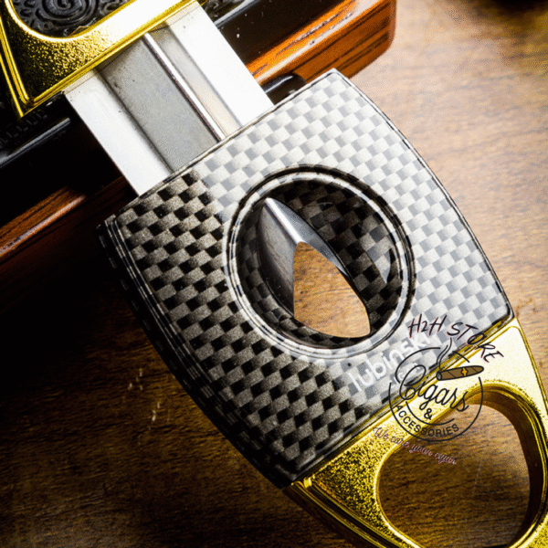 Cắt V cigar, cắt xì gà Lubinski vàng sang trọn - H2H Cigar - YJ-55221