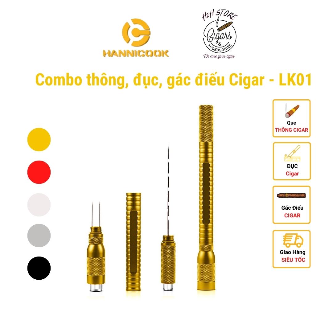 Thông cigar, gác điếu cigar, đục cigar - Phụ kiện xì gà - H2H Store.